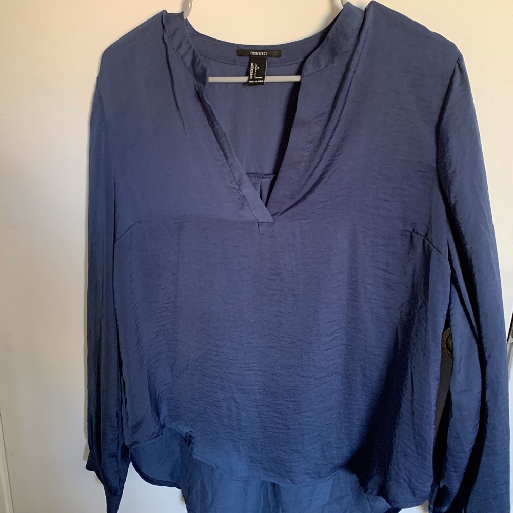 Forever 21- Navy Blue Blouse